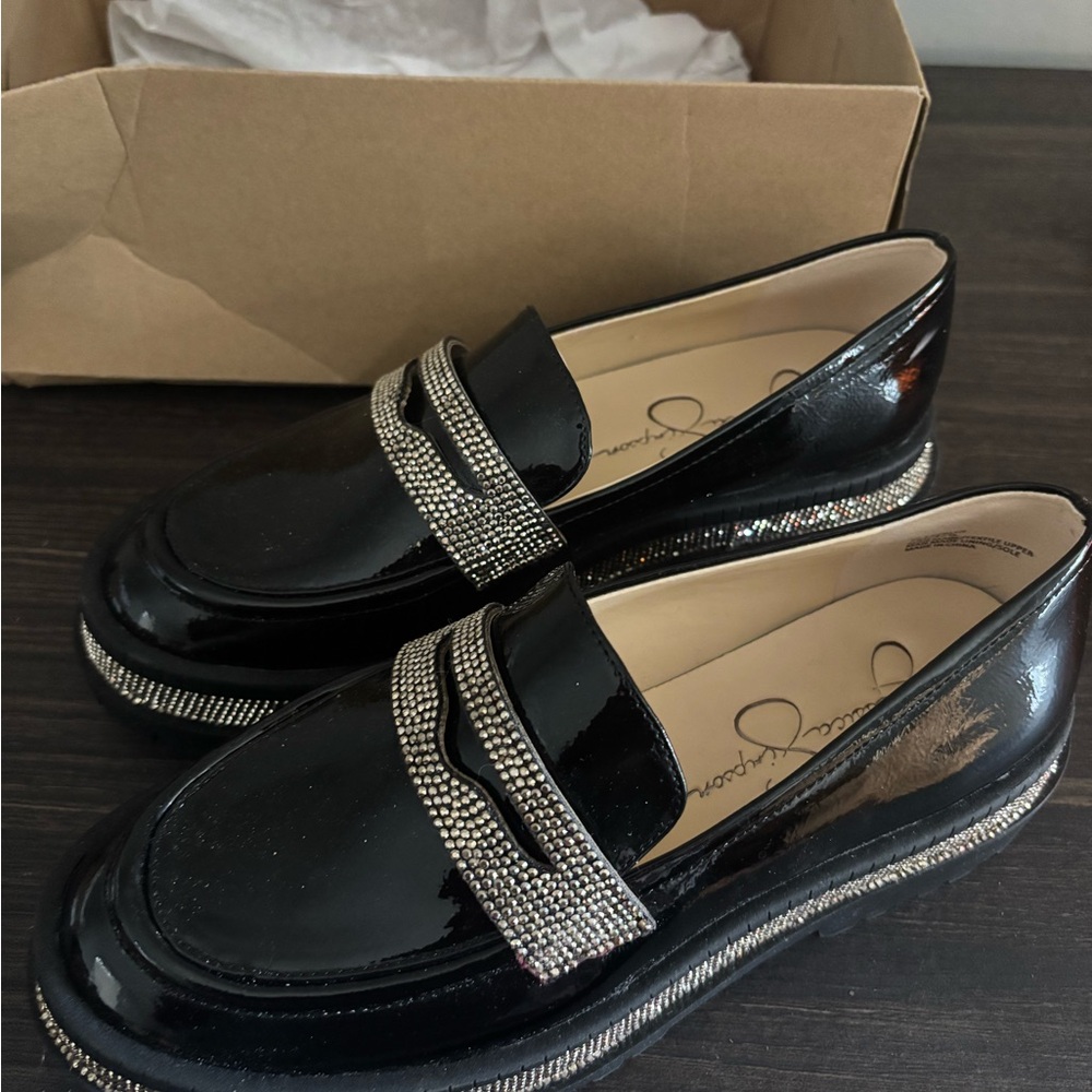 Jessica Simpson Rhinestone Penny Loafer